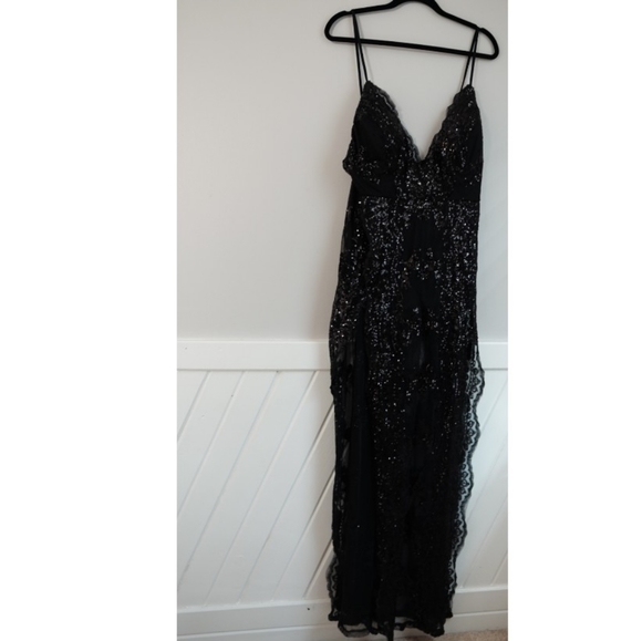 Hidden Hills Lace Sequin Jumpsuit - Picture 3 of 4